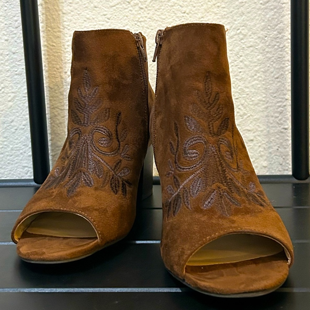 Andrew Geller, Open-Toe Booties - image 1